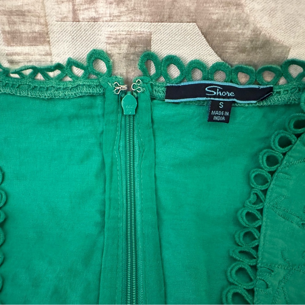 Romper - Adorable Green Eyelet - Picture 2 of 4